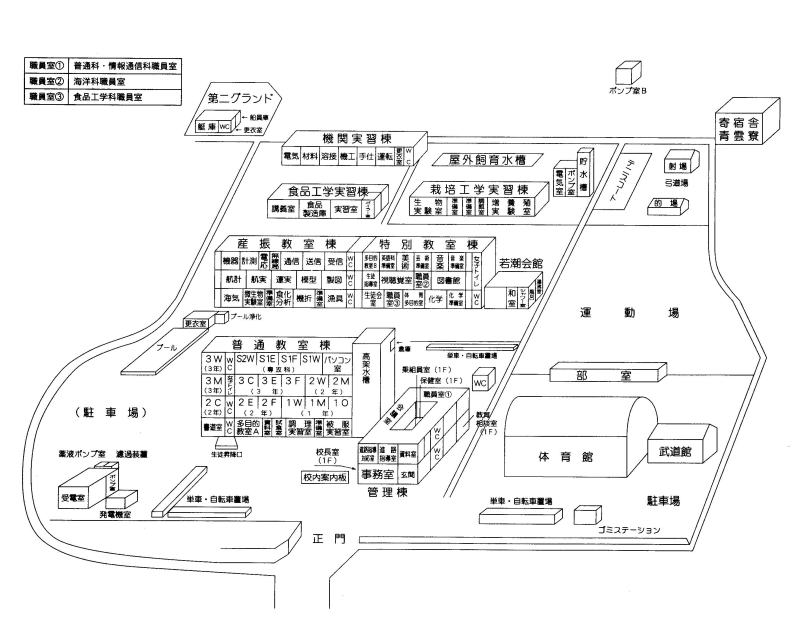 校舎配置図