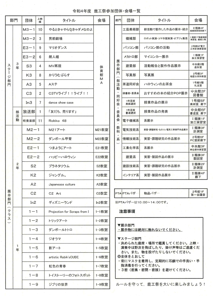 R4会場一覧
