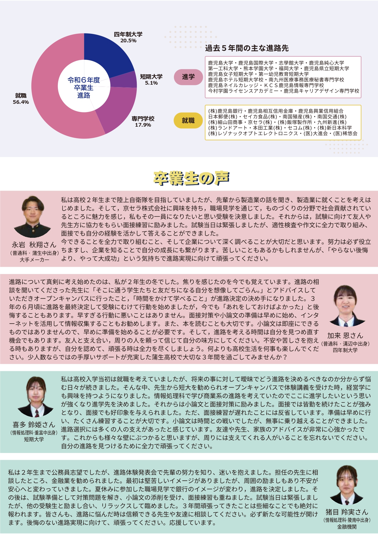 学校案内パンフレット