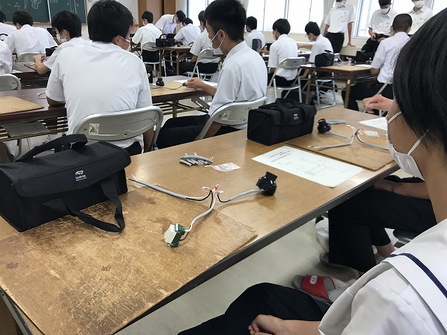 体験入学電気科