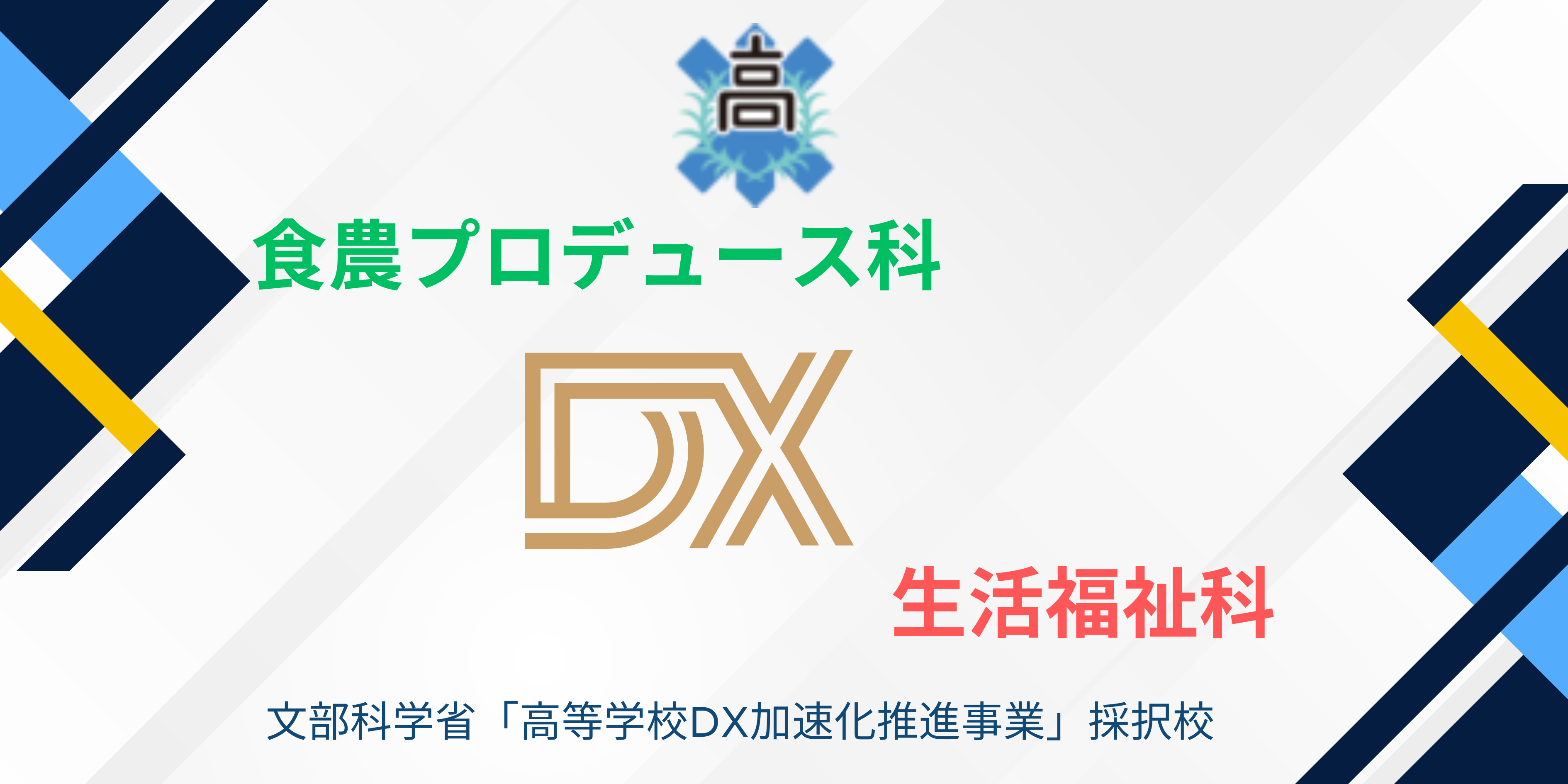 文部科学省「高等学校DX加速化推進事業」採択校