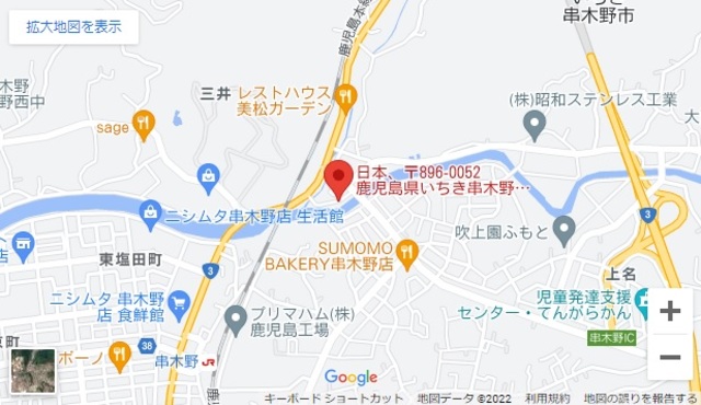いちき串木野市総合観光案内所周辺地図