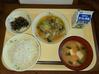 607syougaitame給食献立