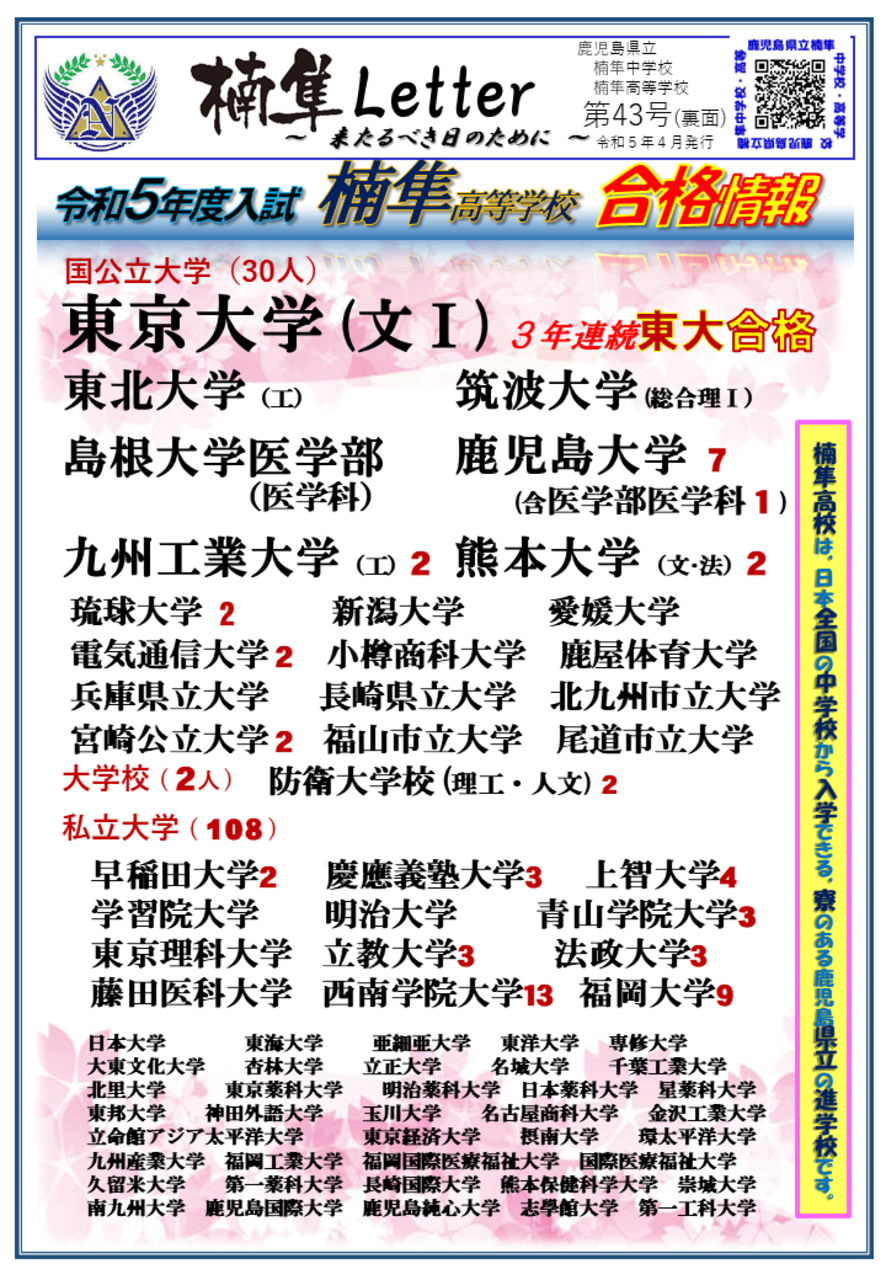 令和4年進路実績