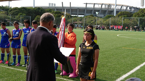 女子ホッケー部　九州大会　準優勝