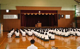 2学期始業式