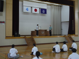 生徒代表お礼のことば