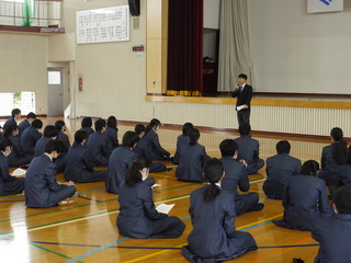 生徒指導部からの説明