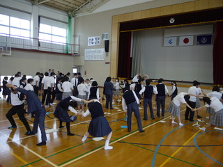 準備運動の様子