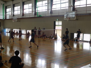 白熱する決勝の様子