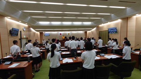 議会と語ろ会　開式