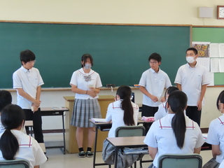 目標及び抱負の発表
