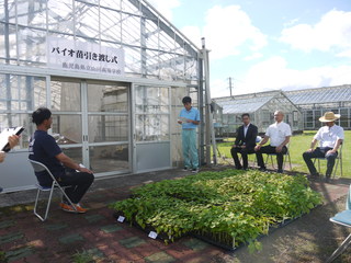 生徒代表あいさつ