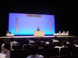 県ＰＴＡ会長あいさつ　開会式