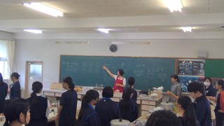 先生よりレシピの説明