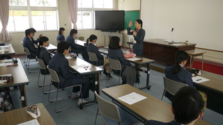 講師松永先生による講話の様子
