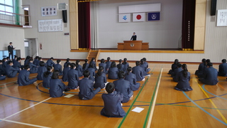 校長あいさつ（告示）