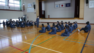 在校生代表歓迎のことば