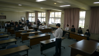 １年生の発表の様子