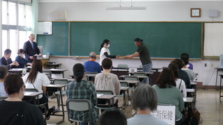 表彰の様子