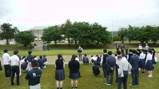 消防署の方からの講評の様子