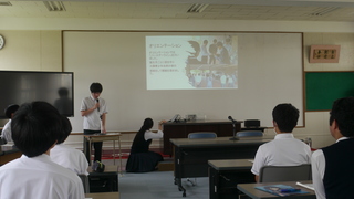 県学校農業クラブ総会の報告の様子