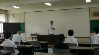 １年生による発表