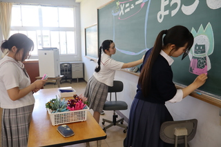 ３年生の準備の様子