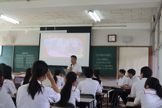 学科朝礼の様子