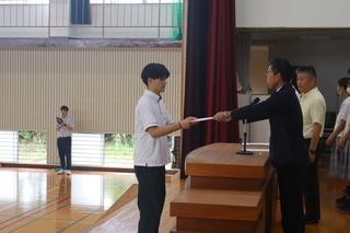 新体力テスト成績優秀者表彰