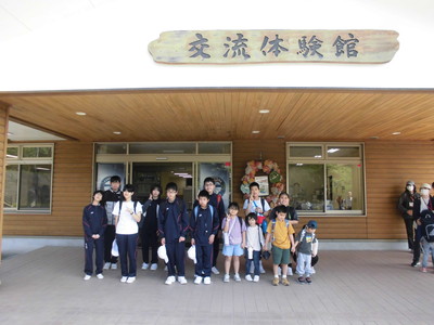 到着しました！みんなで写真を撮りました。CIMG3964