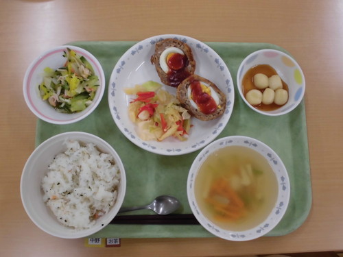 十五夜行事の舎食メニュー 十五夜行事の舎食メニュー