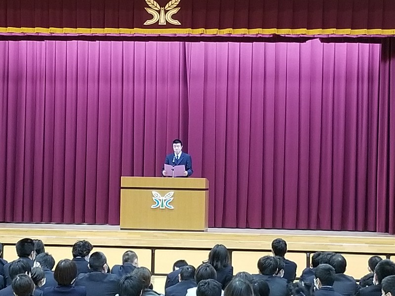 ２学期終業式３