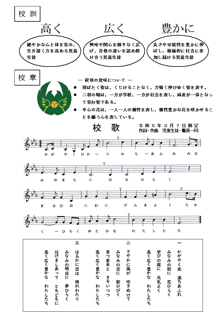 R5 校訓・校章・校歌