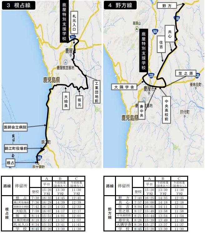 根占・野方線