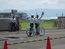 交通安全教室がありました。