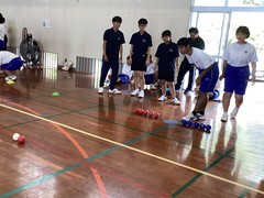 支援教室との交流