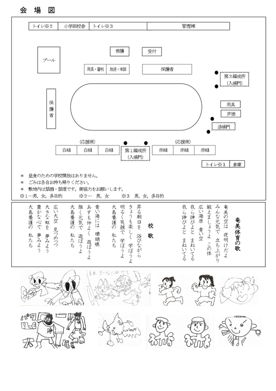 P7運動会　会場図